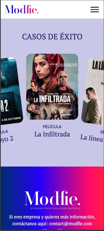 Modfie's website